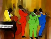 Colorful Musicians